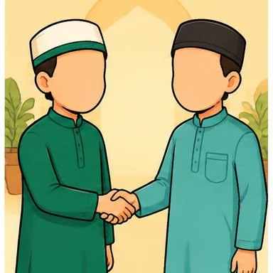Ilustrasi teman (laki-laki)