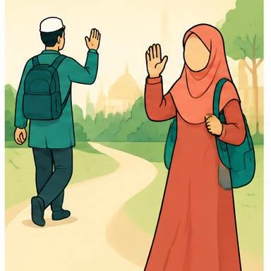 Ilustrasi semoga keselamatan menyertaimu