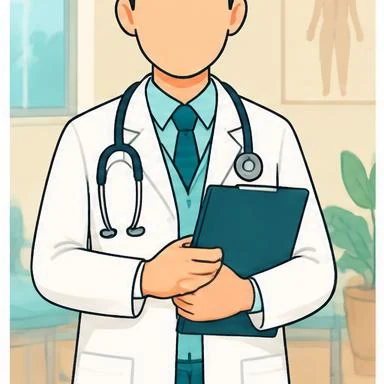 Ilustrasi dokter (laki-laki)