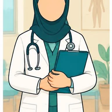Ilustrasi dokter (wanita)
